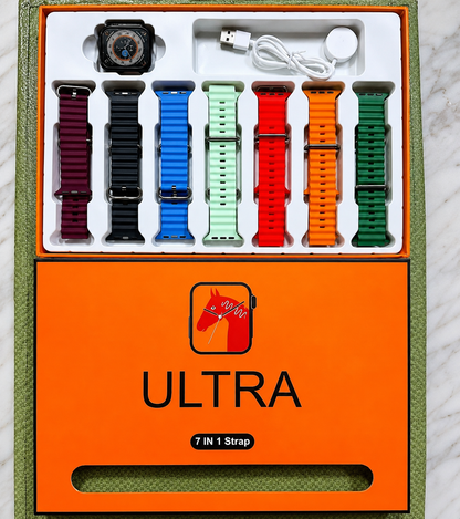 Ultra Smart Watch 7-in-1 Strap Set