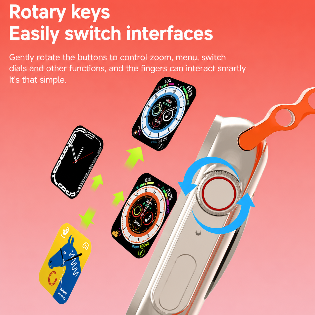 Ultra Smart Watch 7-in-1 Strap Set