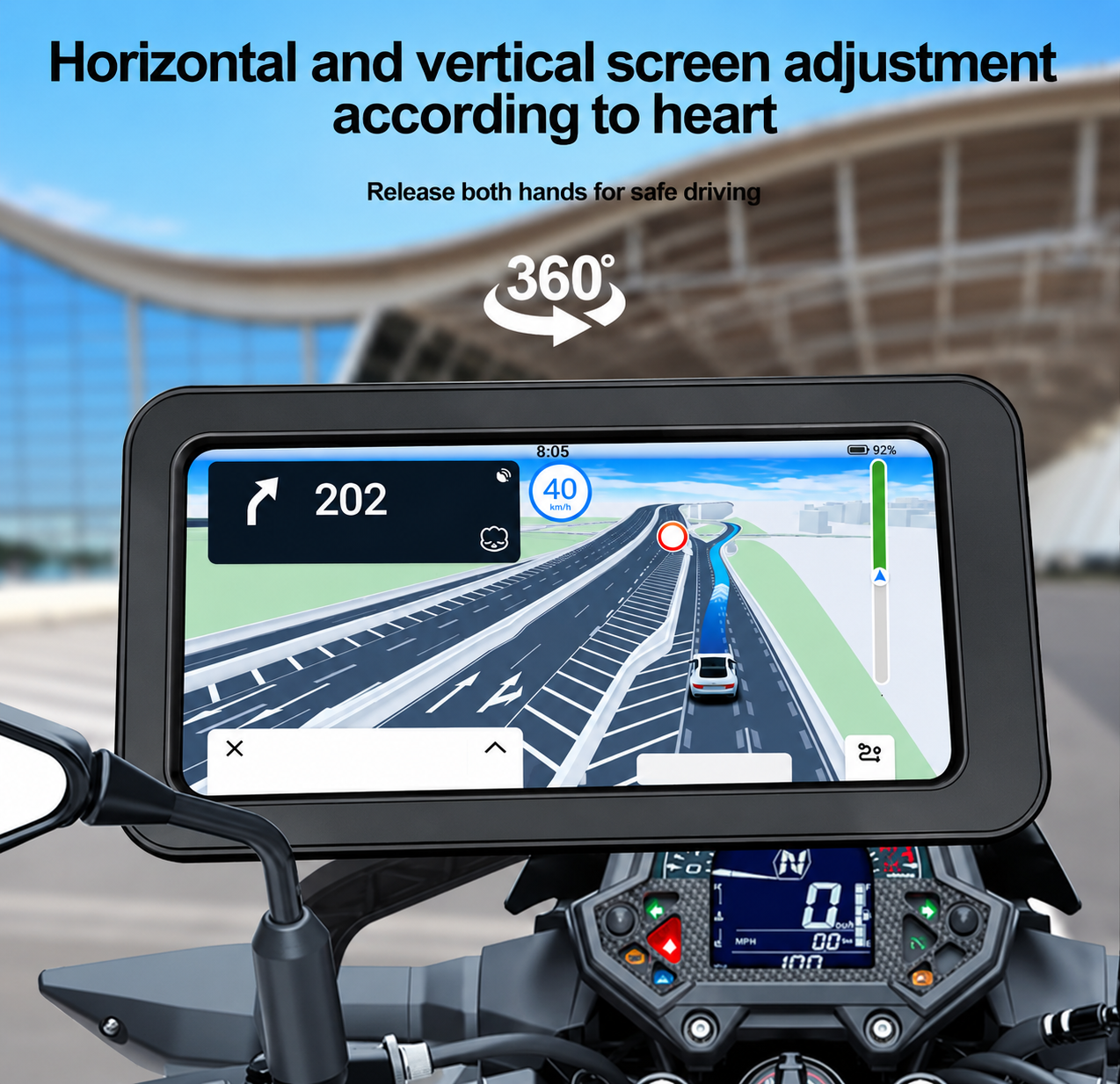 Waterproof Motorcycle Phone Holder