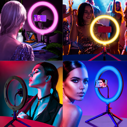 RGB Ringlight 26 CM MJ26 With Mobile Holder
