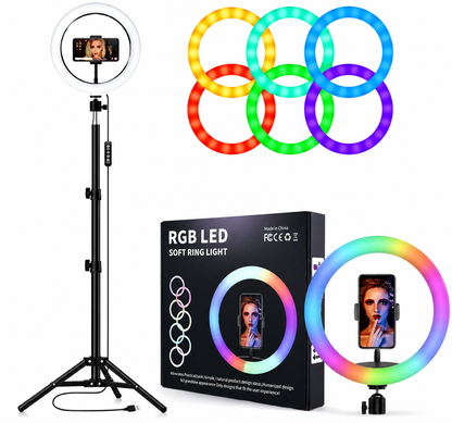 RGB Ringlight 26 CM MJ26 With Mobile Holder